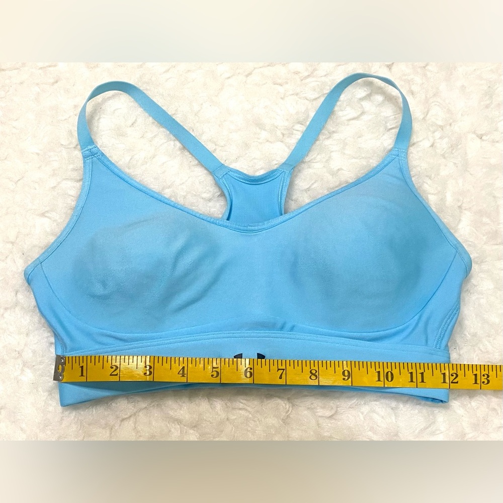 Under Armour Womens S Blue Sports Bra Sporty Athletic Activewear Athleisure - Picture 6 of 10